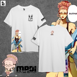 hot💥anime tshirt เสื้อยืดCotton100% ศากยมุณี ลาย3 มหาศึกคนชนเทพ Record of Ragnarok T-shirtแบรนด์MADIของแท้ 👕