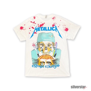 พร้อมส่ง   Metallica – Crash Course In Brain Surgery ลิขสิทธิ์แท้มือหนึ่ง  การเปิดตัวผลิตภัณฑ์ใหม่ T-shirt