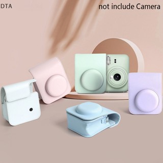 Dta เคสกระเป๋าหนัง PU พร้อมสายคล้องไหล่ สําหรับกล้อง Instax Mini 12