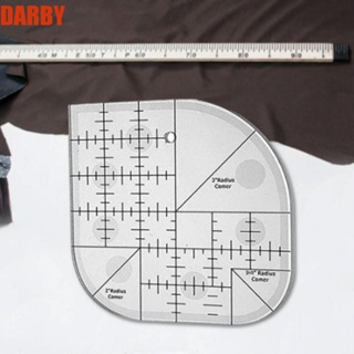 Darby ไม้บรรทัดโค้ง อะคริลิค ทรงกลม สําหรับตัดเย็บเสื้อผ้า DIY