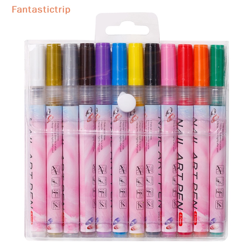fantastictrip-ปากกาเพ้นท์เล็บ-กราฟฟิตี-ยูวีเจล-ยาทาเล็บ-กันน้ํา-วาดภาพ-ระบายสี-ซับแปรง-diy-แฟชั่น