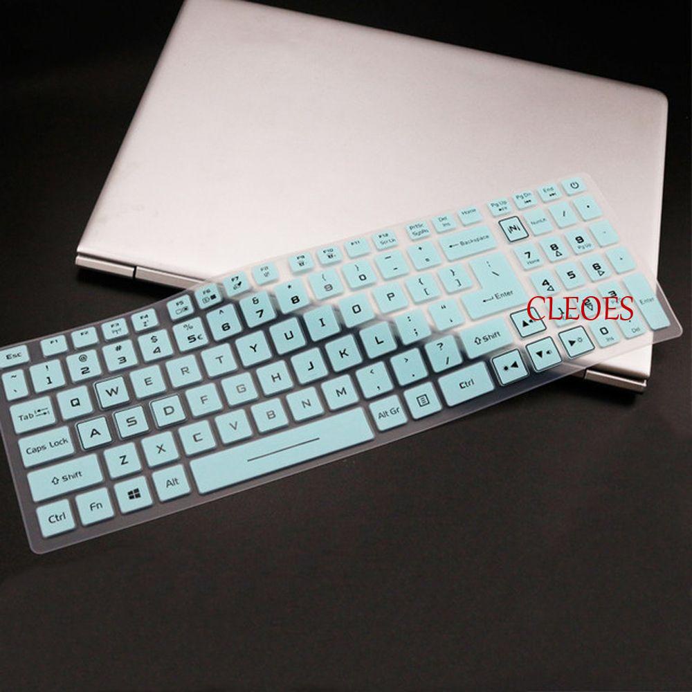 cleoes-laptop-accessories-keyboard-cover-protector-dustproof-notebook-keyboard-cover-keyboard-skin-keyboard-film-waterproof-for-an515-54-54w2-silicone-for-acer-nitro-5-for-an515-54-51m5-laptop-keyboar