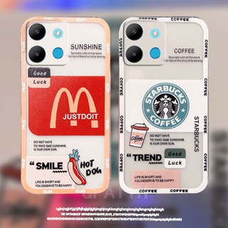 ใหม่ เคสโทรศัพท์มือถือแบบนิ่ม ใส กันกระแทก ลาย Illustrator McDonalds Starbucks 2023 สําหรับ INFINIX NOTE 30 4G X6833B 30 5G X6711 30 Pro 30i 4G INFINIX Note30 NOTE30i