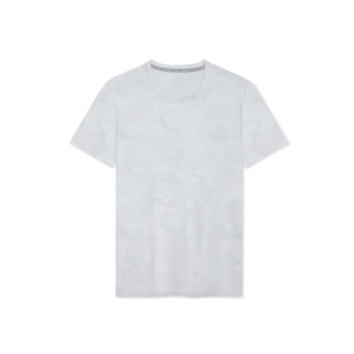 AIIZ (เอ ทู แซด) - เสื้อยืดแอคทีฟคอกลมผ้าโพลีเอสเตอร์ ลายพราง Mens Quick Dry Camouflage Printed T-Shirts