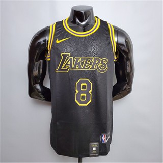 เสื้อกีฬาบาสเก็ตบอล NBA Bryant # 8 Lakers สีดํา 296399