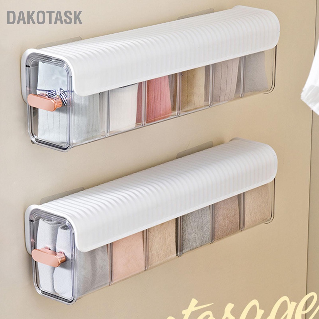 dakotask-ผนังชุดชั้นในออแกไนเซอร์ที่ถอดออกได้กันฝุ่น-moistureproof-ติดผนังลิ้นชักออแกไนเซอร์สำหรับห้องนอนบ้าน