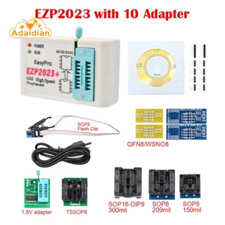 Ezp2023+ ชิปไบโอสแฟลชโปรแกรมเมอร์ SPI EZP2023 USB ความเร็วสูง รองรับ 24 25 93 95 EEPROM 25