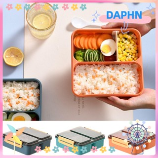 DAPHS กล่องอาหารกลางวัน แบบพกพา เข้าไมโครเวฟได้ กันรั่ว