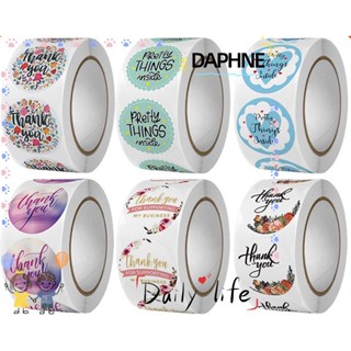 Daphne สติ๊กเกอร์ Thank You สําหรับตกแต่งปาร์ตี้วันเกิด