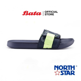 Bata บาจา North Star รองเท้าแตะแบบสวม ดีไซน์เก๋ น้ำหนักเบา สวมใส่ง่าย สำหรับผู้ชาย รุ่น STAR  สีดำ 8616613 สีชมพู 8615613
