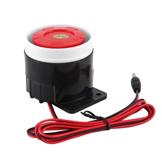 Sale! DC 12V Mini Red Wired Horn Siren Sound Alarm System Warning Horn for Home