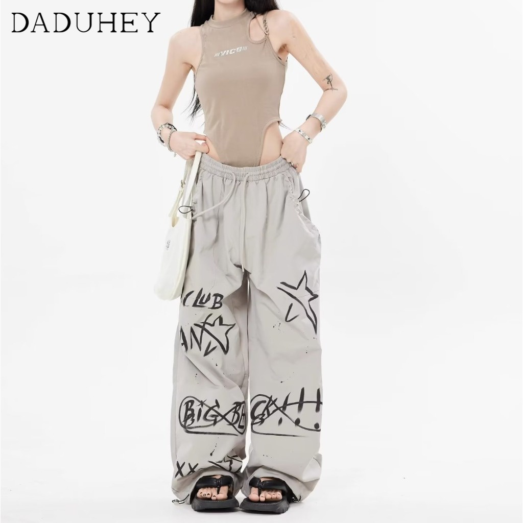 daduhey-womens-american-style-retro-casual-parachute-overalls-casual-loose-high-street-pleated-wide-leg-cargo-pants