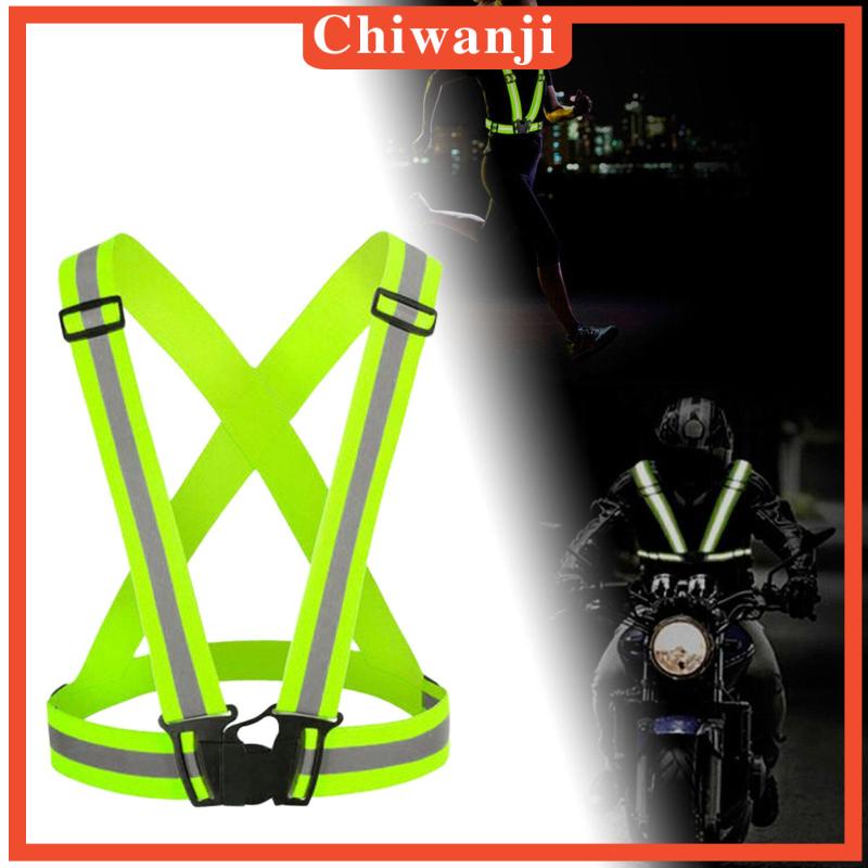 chiwanji-เสื้อกั๊กสะท้อนแสง-น้ําหนักเบา-เพื่อความปลอดภัย-สําหรับขี่รถจักรยานยนต์-วิ่งจ๊อกกิ้งกลางแจ้ง