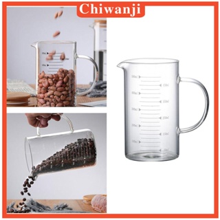 [Chiwanji] แก้วตวงน้ําผลไม้ แบบใส ทนความร้อน ขนาดใหญ่ พร้อมสเกลบอกปริมาณ ของขวัญ สําหรับน้ําผลไม้ นม