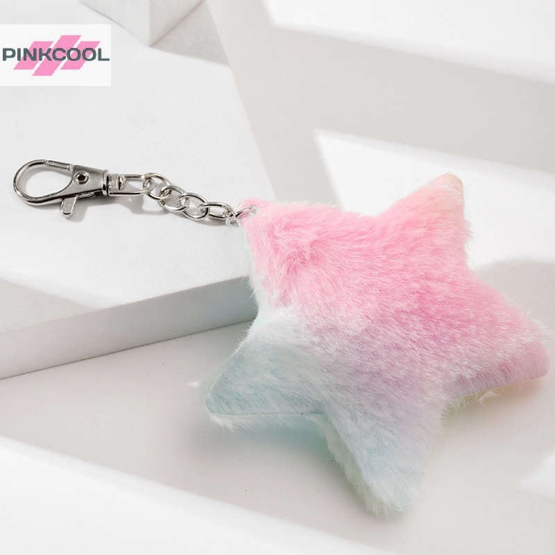 pinkcool-พวงกุญแจ-จี้ตุ๊กตาผีเสื้อ-แมว-ดาว-แฮนด์เมด-หลากสี-อุปกรณ์เสริม-สําหรับห้อยกระเป๋าถือ-ผู้หญิง-ขายดี