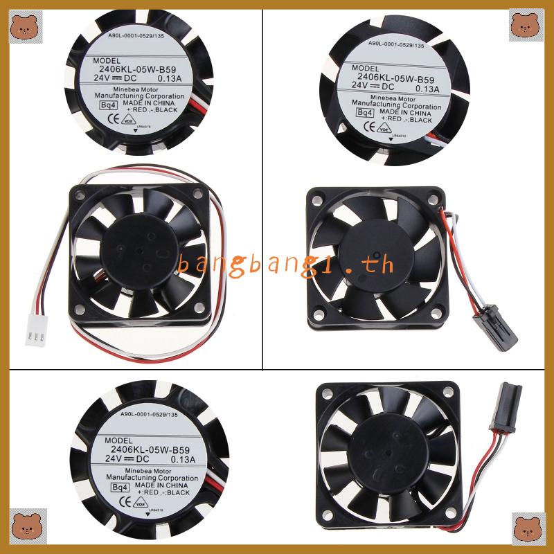 bang-พัดลมระบายความร้อน-แปลงความถี่-4600rpm-6015-mini-fan-nmb-2406kl-05w-b59-6015-24v-สําหรับเครื่องทําความเย็น-cnc-60-มม-60x15-มม