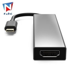 อะแดปเตอร์ฮับเสียง Type-C เป็น HDMI USB อเนกประสงค์ สําหรับคอมพิวเตอร์ แล็ปท็อป โน๊ตบุ๊ค