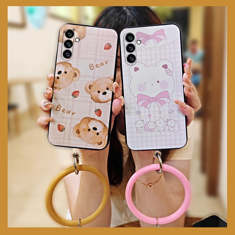 funny-personality-phone-case-for-samsung-galaxy-s23fe-sm-s7110-ring-heat-dissipation-dirt-resistant-anti-knock-cute-youth