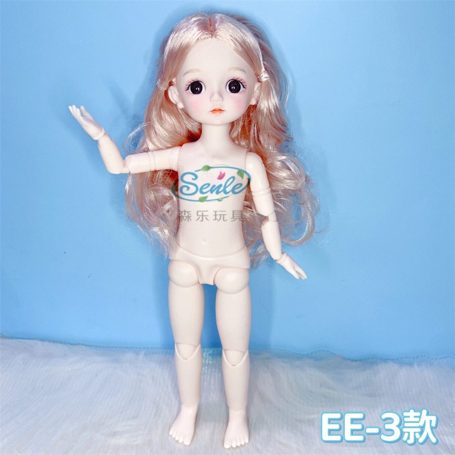 ตุ๊กตา-bjd-3d-ตาสีน้ําตาล-ข้อต่อขยับได้-20-ข้อต่อ-และรองเท้า-1-6-30-ซม-diy-ของเล่น-ของขวัญ-สําหรับเด็กผู้หญิง