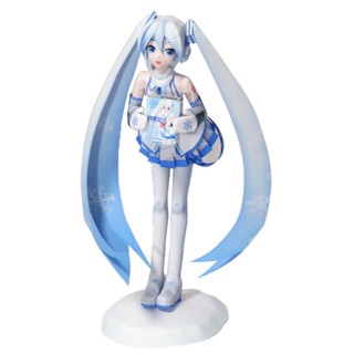 โมเดลกระดาษ รูปการ์ตูนอนิเมะ Snow Hatsune Miku 3D แฮนด์เมด DIY ของเล่นสําหรับเด็ก