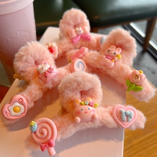กิ๊บติดผม รูปตุ๊กตากระต่ายน่ารัก สีชมพู สําหรับผู้หญิง 2023