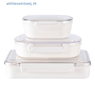 Alittlese กล่องอาหารกลางวัน เข้าไมโครเวฟได้ ถอดออกได้ สําหรับเก็บผลไม้ ในตู้เย็น