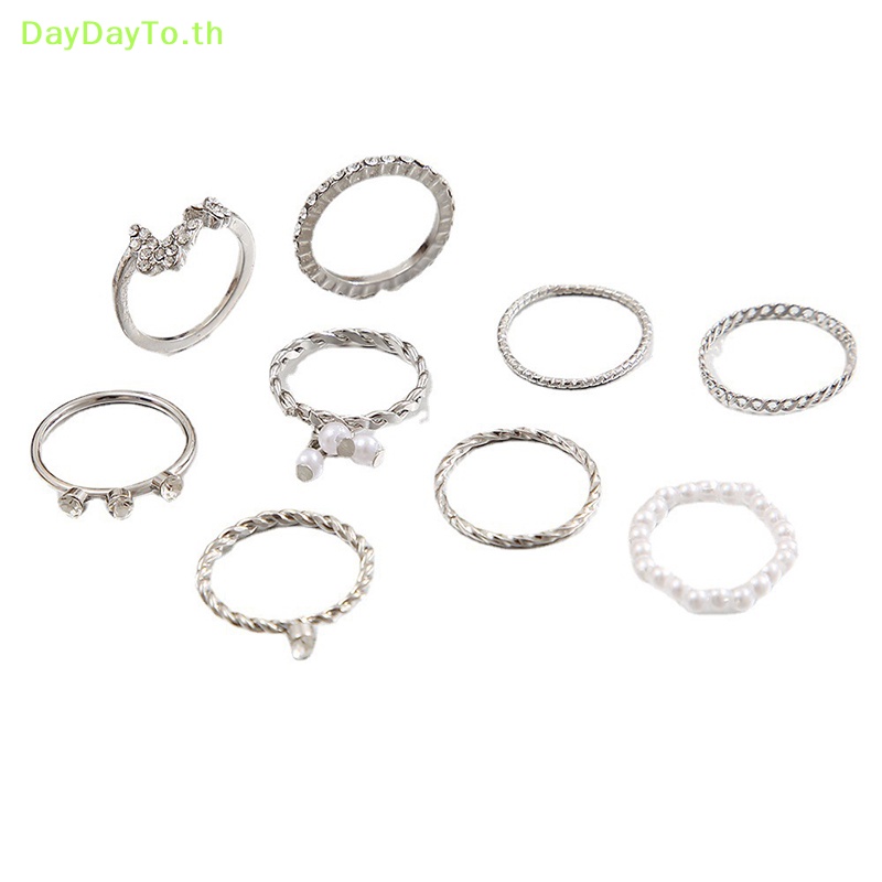 daydayto-ชุดแหวนมุก-พลอยเทียม-รูปผีเสื้อ-สไตล์เกาหลี-วินเทจ-โกธิค-เรียบง่าย-เครื่องประดับแฟชั่น-สําหรับผู้หญิง-1-ชุด