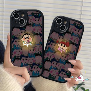 เคสโทรศัพท์มือถือแบบนิ่ม ลายการ์ตูนชินจังน่ารัก สําหรับ Samsung A54 A13 A14 A12 A04s A50 A73 A20s A04 A52 A31 A34 A32 A50s A10s A53 A03s A21s A23 A03 A33 A22 A51 A71 A72 A11 A02s