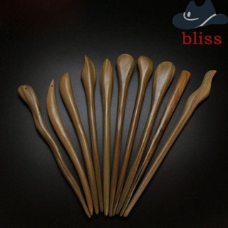 Bliss กิ๊บติดผม ตะเกียบไม้ แฮนด์เมด สไตล์จีน