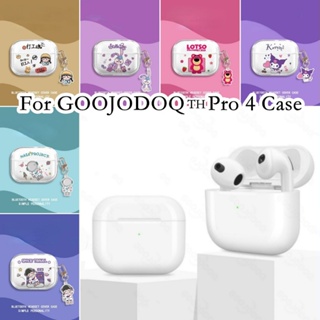 【คุณภาพสูง】สําหรับ Goojodoq 🇹🇭 เคสลายการ์ตูน สําหรับ GOOJODOQ Pro 4 🇹🇭 เคสหูฟัง แบบนิ่ม สําหรับ Pro 4
