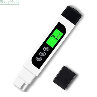 【Big Discounts】Tester 0-9990 Ppm 3 In 1 Backlight LCD EC LCD Tester Pen Multi-function#BBHOOD
