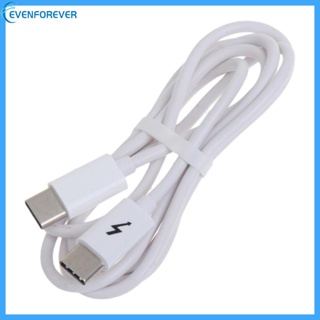 Ev อะแดปเตอร์สายชาร์จ Type-C เป็น Type-C OTG USB ตัวผู้ สําหรับโทรศัพท์มือถือ