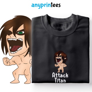 Attack on Titan Theme T Shirt Chibi Titan AOT Anime Shirt kid kids adult_01