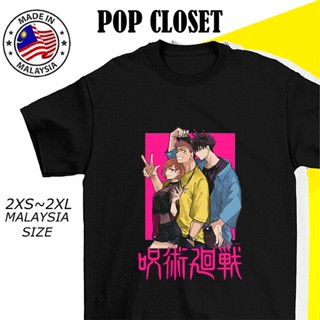 TSHIRT WOMEN MEN BAJU WANITA LELAKI JUJUTSU KAISEN MANGA JAPANESE T SHIRT MURAH PEREMPUAN COTTON T-SHIRT OVERSIZE C_03