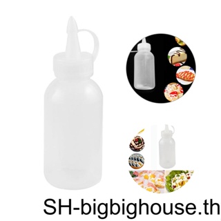 【Biho】ขวดบีบพลาสติก แบบพกพา ขนาด 100 มล. สําหรับใส่ซอส บาร์บีคิว เครื่องเทศ ในร่ม ห้องครัว โรงอาหาร ปิกนิก