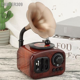  Cancer309 Retro Gramophone แผ่นเสียงคลาสสิกสเตอริโอเสียงเครื่องเล่นแผ่นเสียงไวนิลสำหรับเด็กเครื่องประดับห้องนั่งเล่นในวันหยุด