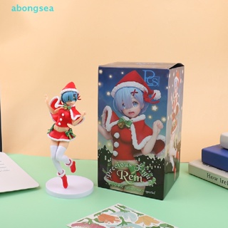 Abongsea โมเดลฟิกเกอร์ อนิเมะ Re:ZERO -Starg Life In Another World Rem Santa Ver ของเล่นสําหรับเด็ก