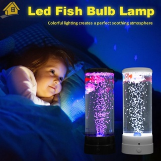 โคมไฟ LED รูปปลาประดิษฐ์ 3 ตัว พร้อมรีโมตคอนโทรล USB สําหรับเด็ก SHOPSBC2677