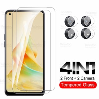 ฟิล์มกระจกนิรภัยกันรอยหน้าจอ 4In1 สําหรับ Oppo Reno8 T Reno8T Reno 8 T 8T T8 CPH2481 2023