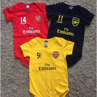 [พร้อมส่ง] ชุดรอมเปอร์ UNISEX ROMPER BABY ARSENAL NNQA พร้อมโลโก้ สําหรับเด็ก