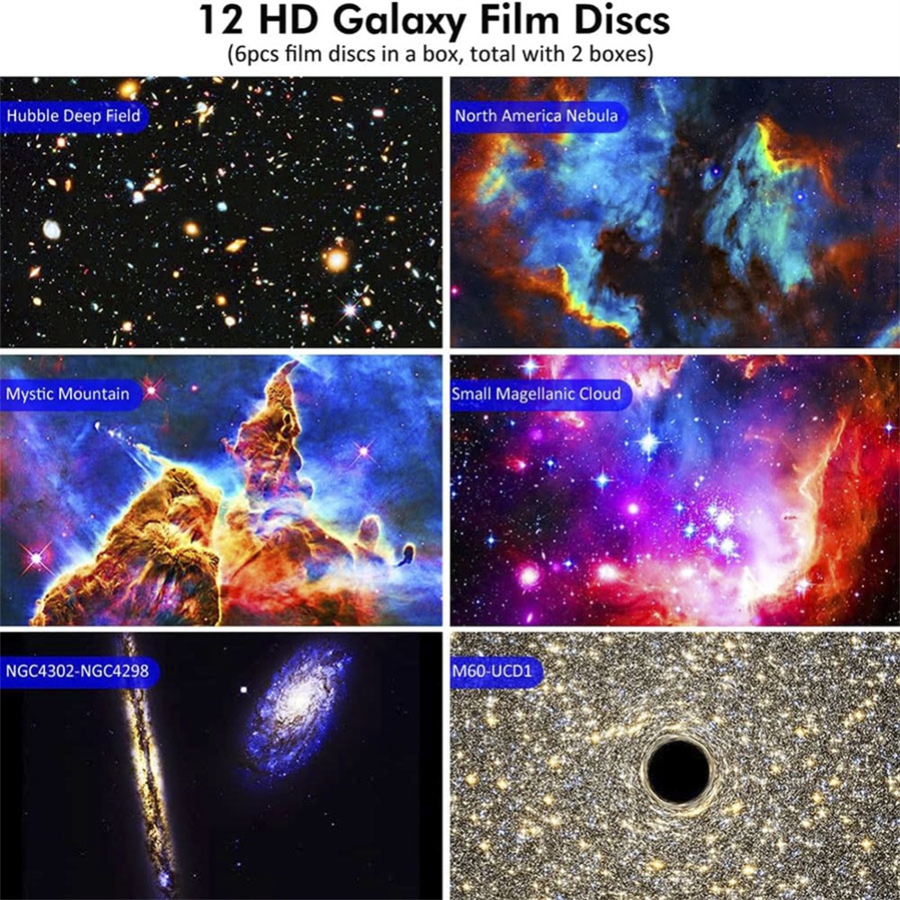 หมุน-usb-led-galaxy-projector-starry-sky-night-โคมไฟโปรเจคเตอร์-night-light-aurora-star-projector-ห้องนอน-full-coverage-flower
