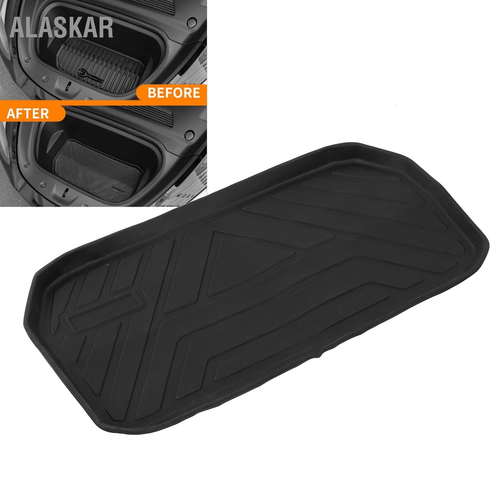 alaskar-front-trunk-liner-การป้องกันทุกสภาพอากาศการเปลี่ยนเสื่อบรรทุกสินค้าหนักสำหรับ-tesla-รุ่น-y-2020