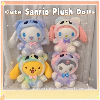 SANRIO 【จัดส่งรวดเร็ว】ตุ๊กตาซานริโอ้ เมโลดี้ คุโรมิ น่ารัก ขนาด 22 ซม. ของขวัญวันเกิด สําหรับเด็กผู้หญิง