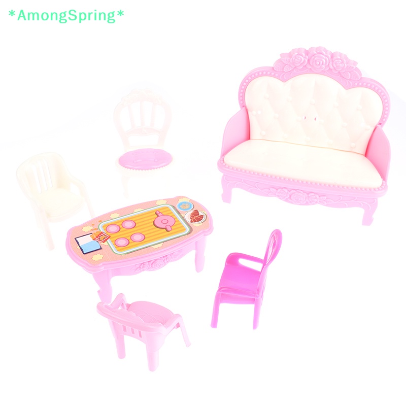 amongspring-gt-ใหม่-เฟอร์นิเจอร์โซฟา-โต๊ะรับประทานอาหารจิ๋ว-สําหรับตกแต่งบ้านตุ๊กตา-1-ชิ้น