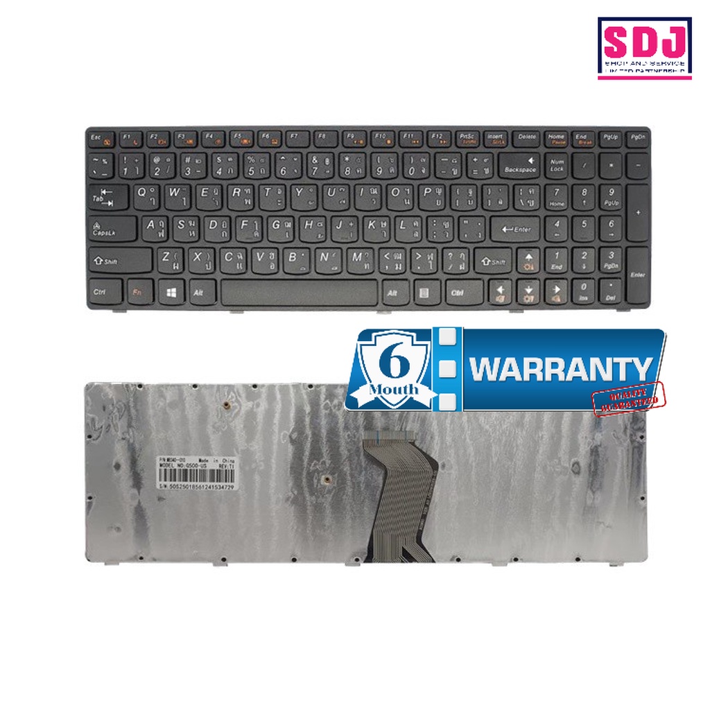 KEYBOARD คีย์บอร์ด LENOVO G500 G505 G510 G700 G710 500-b ไทย อังกฤษ ...