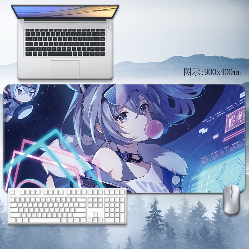 Silver Wolf Mouse Pad Honkai: Star Rail Table Pad Kafka Gaming Computer ...