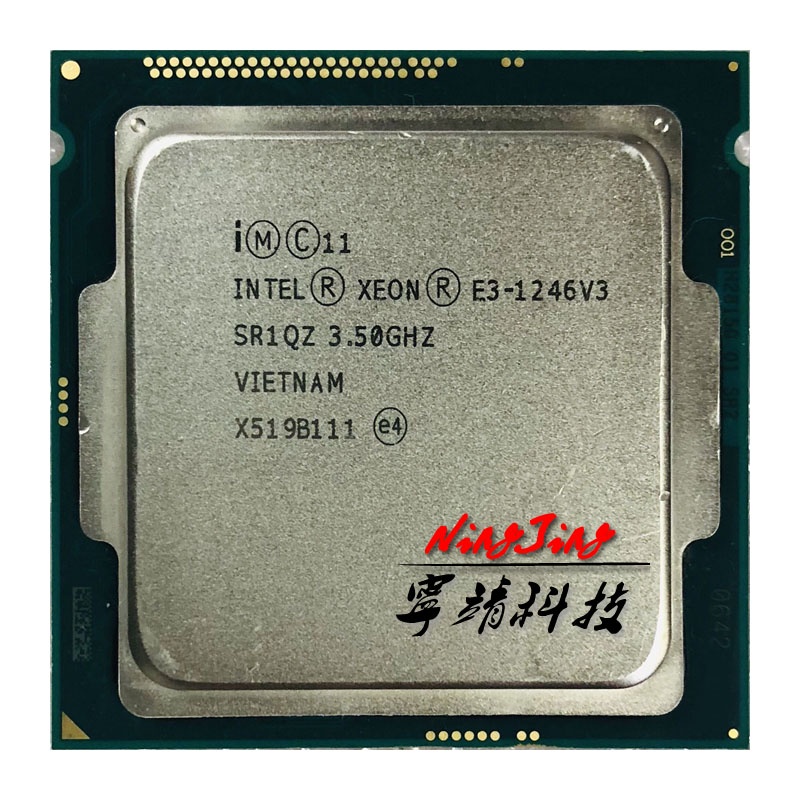 Processeur Intel Xeon E3-1246 V3 Socket 1150 - 4 Cœurs 3,5-3,9 GHz - Occasion Fonctionnel