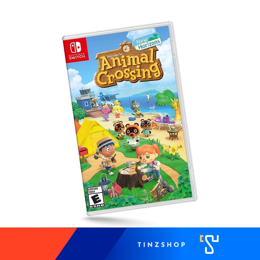 ราคาและรีวิวNintendo Switch Game Animal Crossing New Horizons  แผ่นเกม แอนิมอล ครอสซิ่ง ภาษาอังกฤษ เกมสนุก