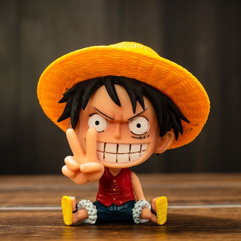 ภาพสินค้าตุ๊กตาฟิกเกอร์ One Piece Luffy Zoro Sanji ขนาดเล็ก 8-10 ซม. ของเล่นสําหรับเด็ก จากร้าน feiyangshop.th บน Shopee ภาพที่ 5