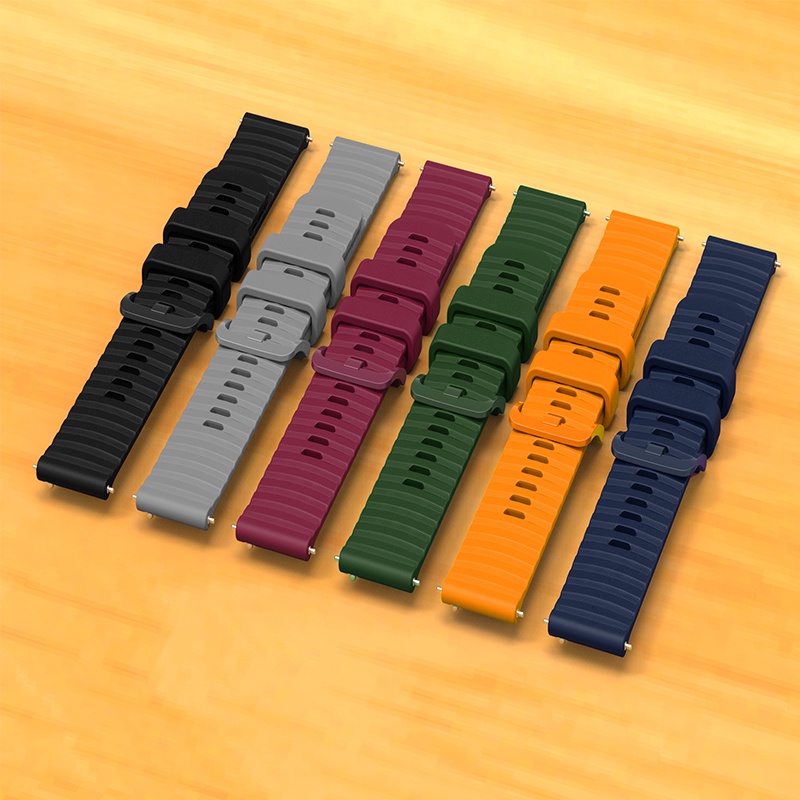 สายนาฬิกาข้อมือซิลิโคน-กันฝุ่น-18-มม-22-มม-สําหรับ-garmin-forerunner-255-255s-265-265s-vivoactive-4-4s-active-s